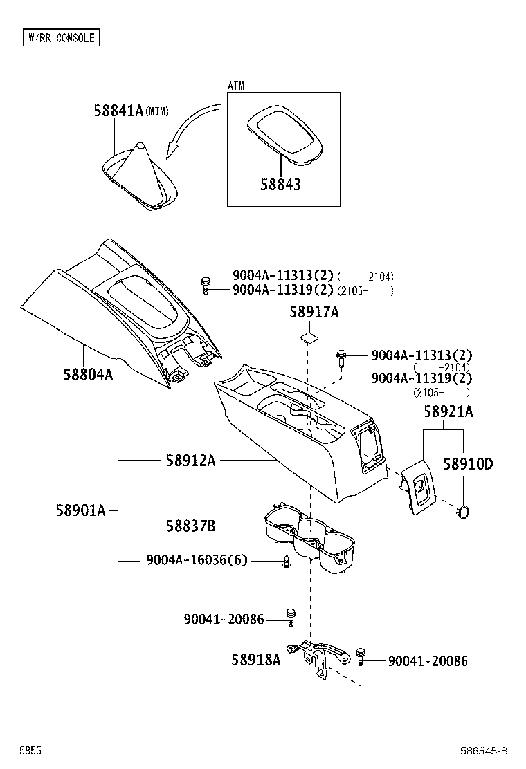 Thumbnail 2 for 58804-BZ010-C2