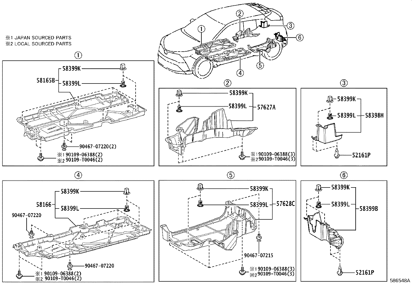 57052-F4020 MEMBER SUB-ASSY, FRONT FLOOR CROSS, LH product image