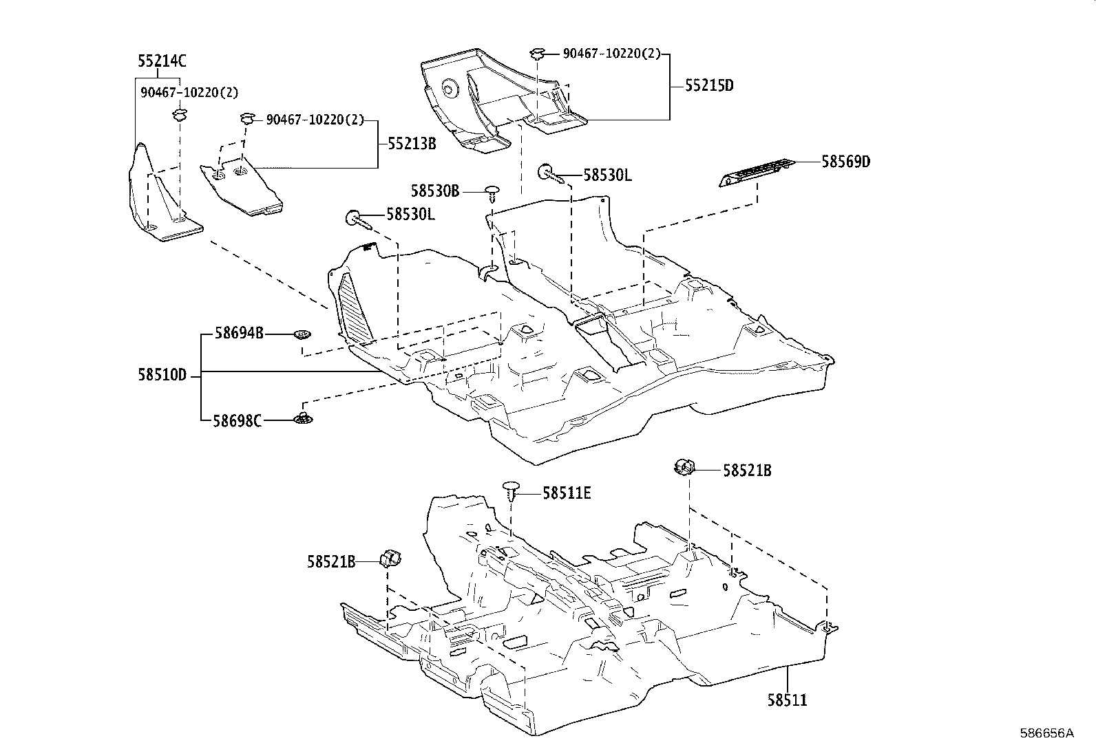 58511-F4071 MAT, FLOOR, FRONT product image