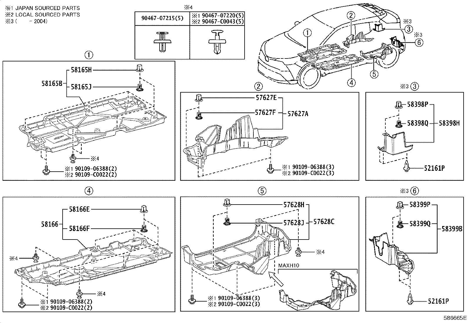 58307-F4080 PANEL SUB-ASSY, BODY LOWER BACK product image