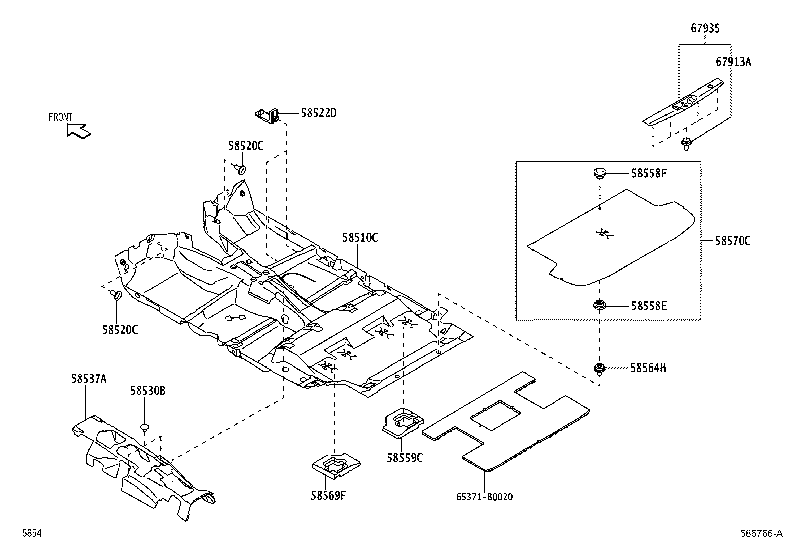 Thumbnail 6 for 58510-BZP40-C0