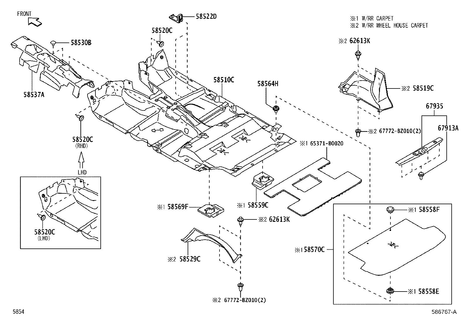 Thumbnail 3 for 58510-BZP40-C0