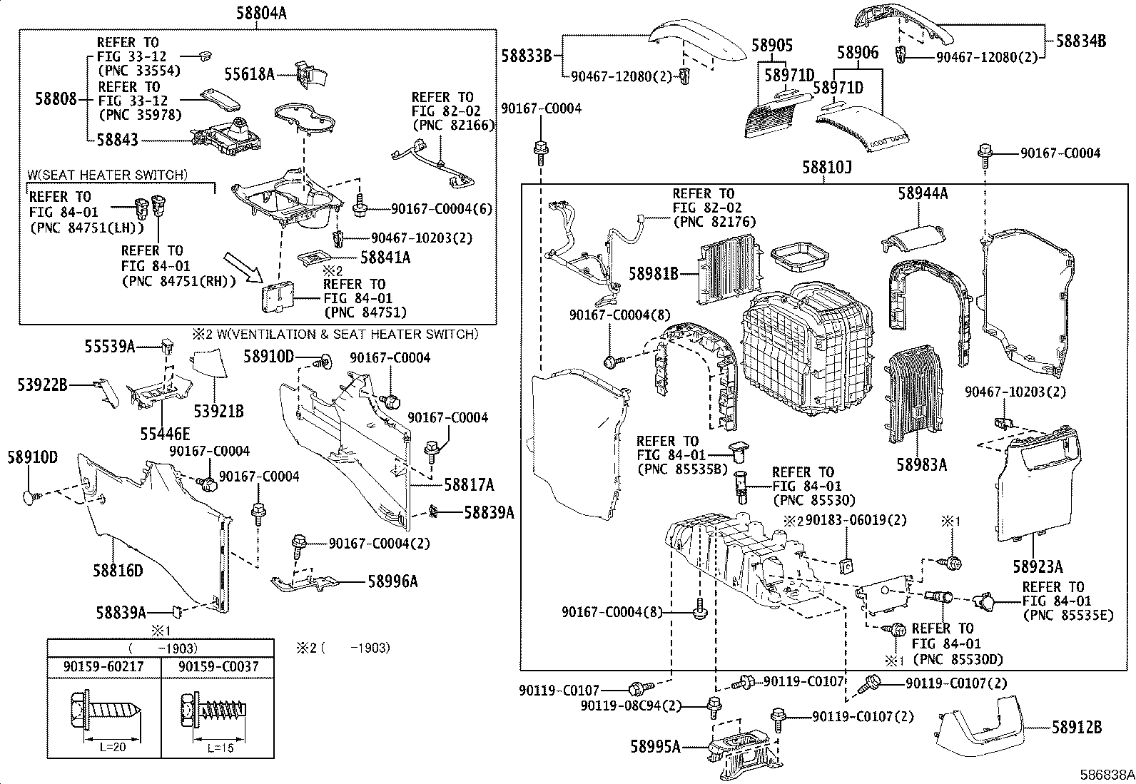 58808-0E040 COVER SUB-ASSY, SHIFTING HOLE product image