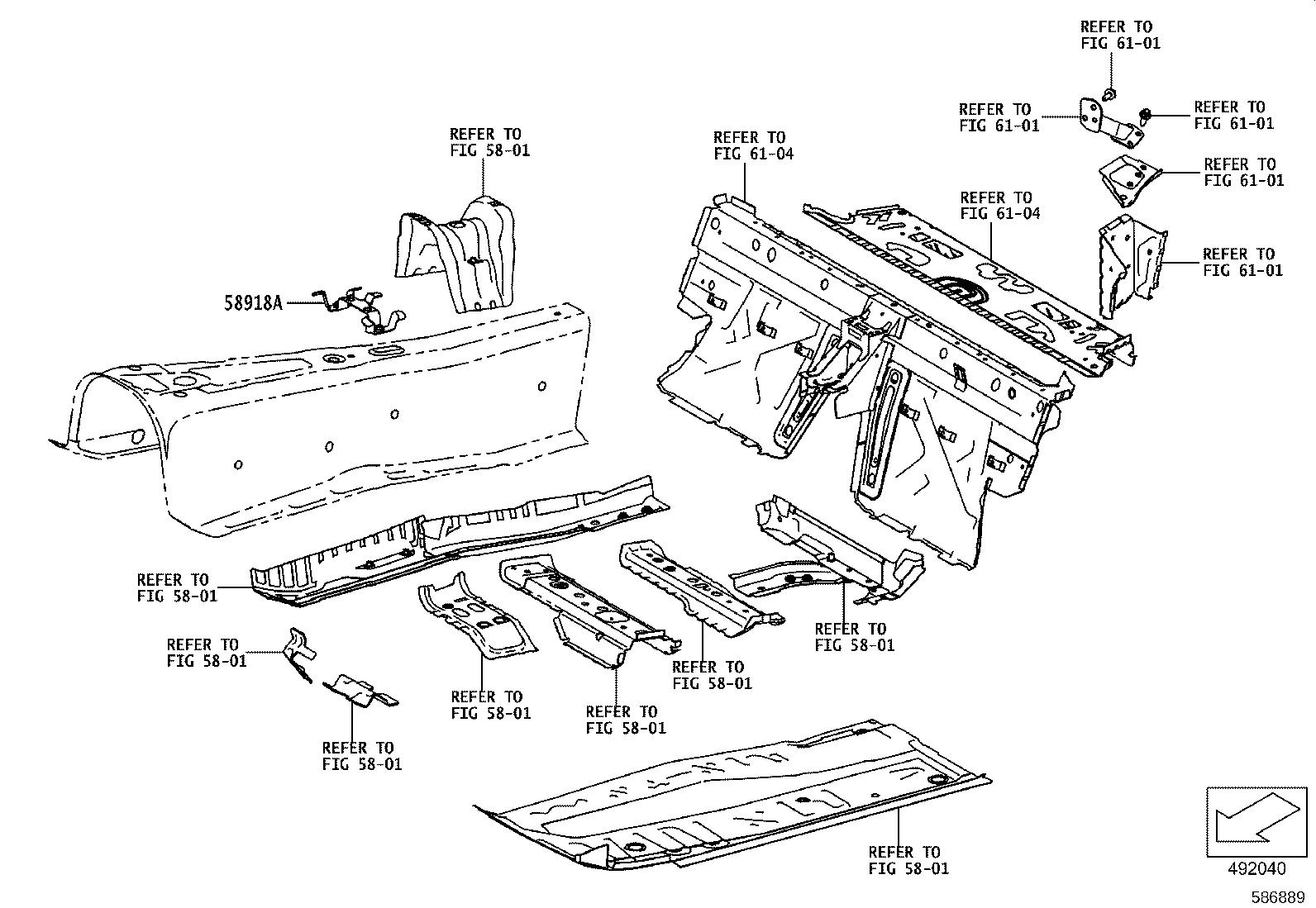 58804-WAA02 PANEL SUB-ASSY, CONSOLE, UPPER product image