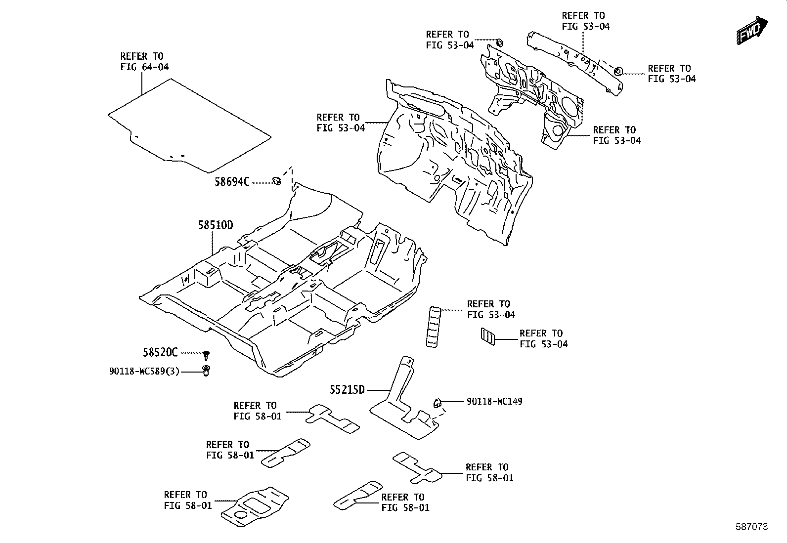 90118-WC149 GROMMET(FOR MAT SET PLATE) product image