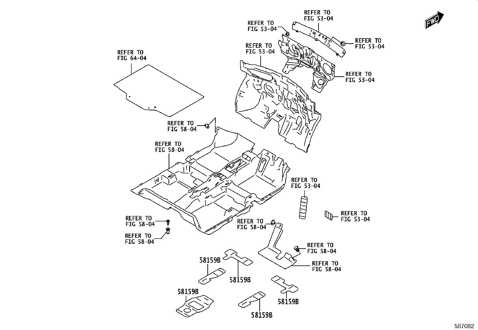 57466-WC001 BRACKET, FRONT SEAT, INSIDE LH product image