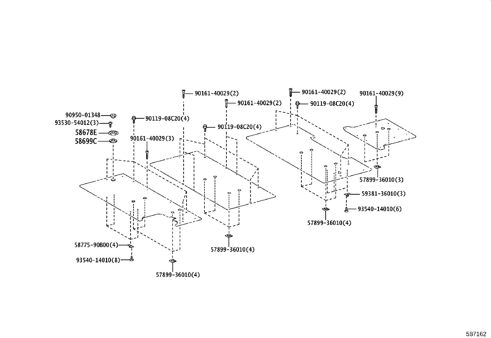 65604-36010 PANEL, REAR FLOOR SIDE, REAR LH product image