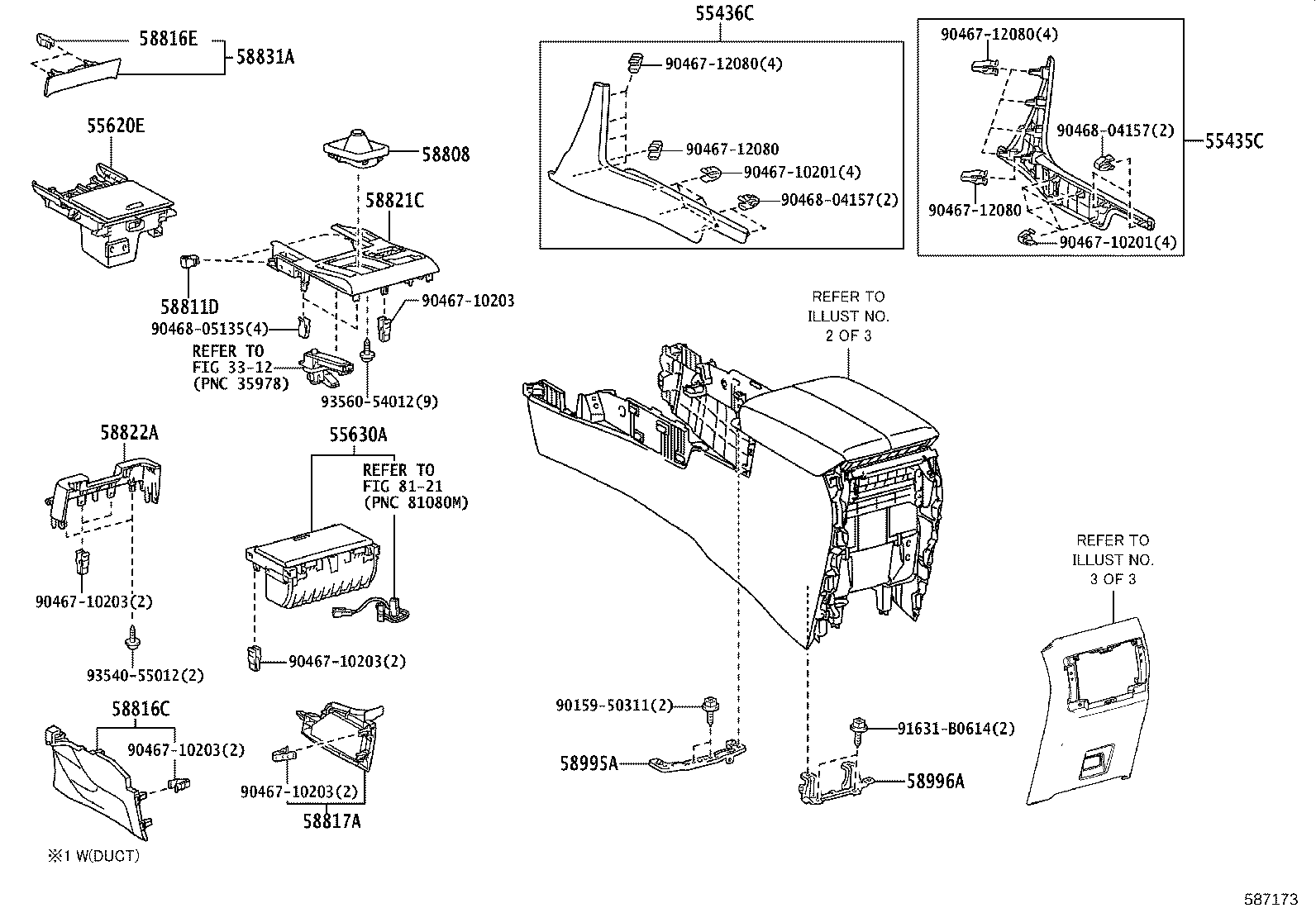55442-60080 DOOR, INSTRUMENT PANEL product image