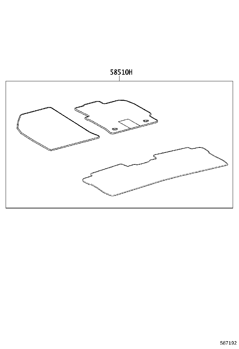 58521-02110 HOOK, FLOOR CARPET product image