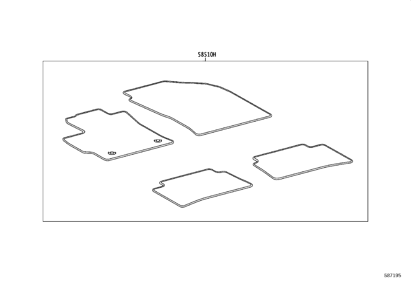 55214-0H080 PAD, DASH PANEL INSULATOR, NO.2 product image
