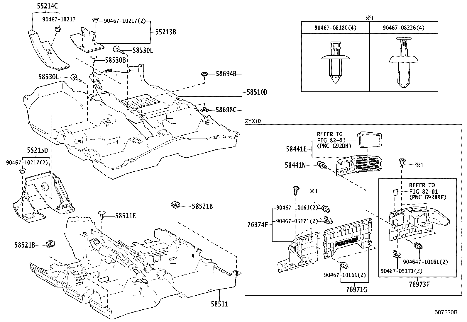 58511-10540 MAT, FLOOR, FRONT product image
