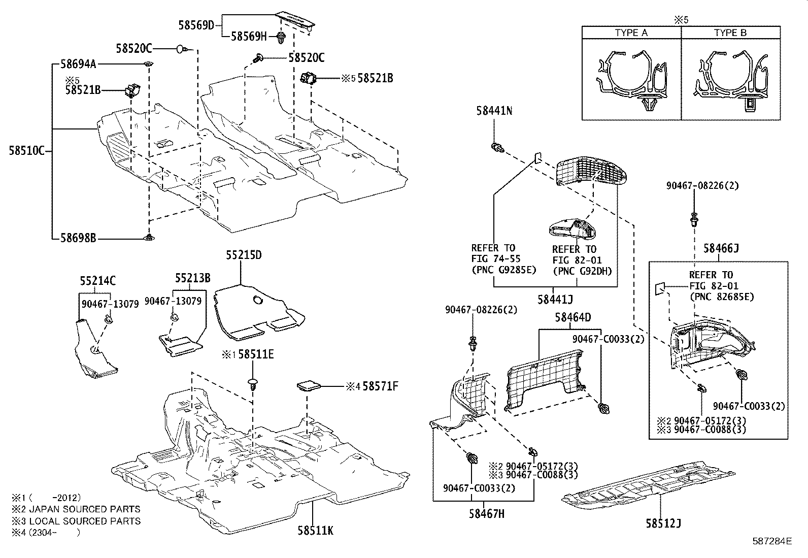 58512-0R020 MAT, FLOOR, NO.2 product image