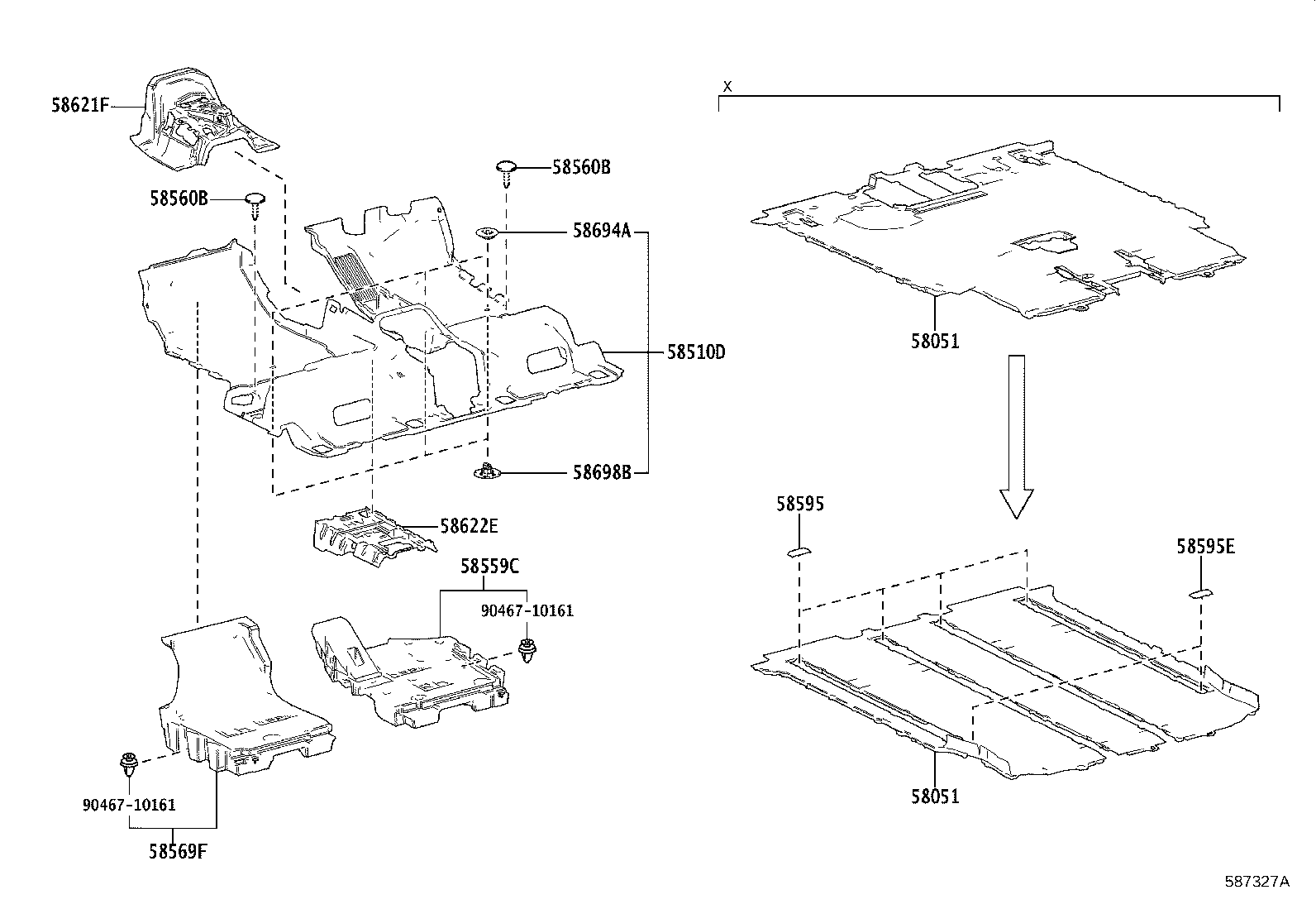 58051-58390-B0 MAT SET, FLOOR product image