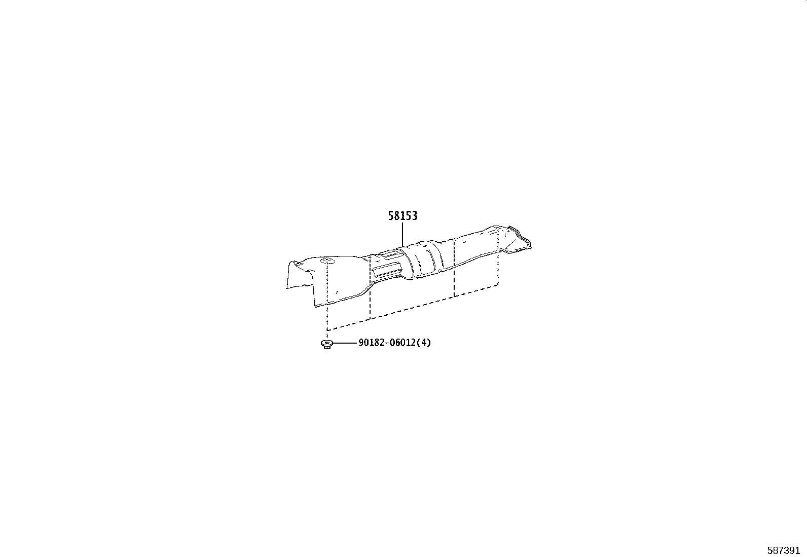 58151-K0030 INSULATOR, FRONT FLOOR HEAT, NO.1 product image