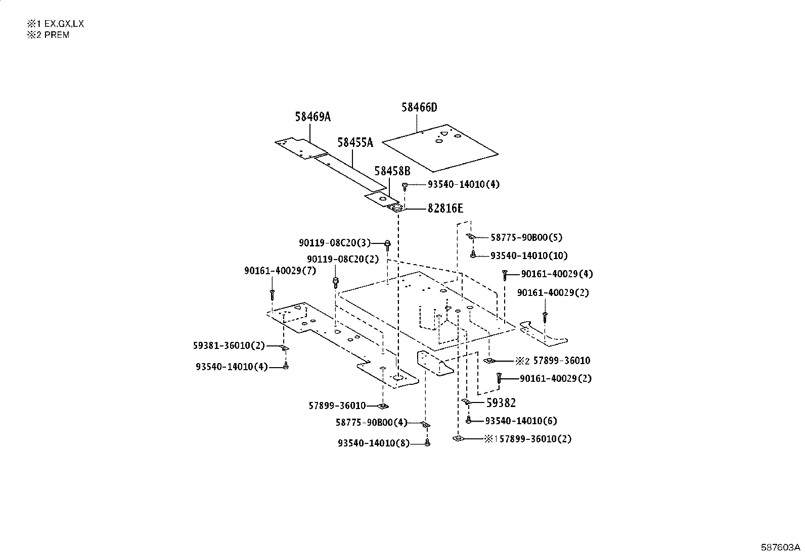 65604-36010 PANEL, REAR FLOOR SIDE, REAR LH product image