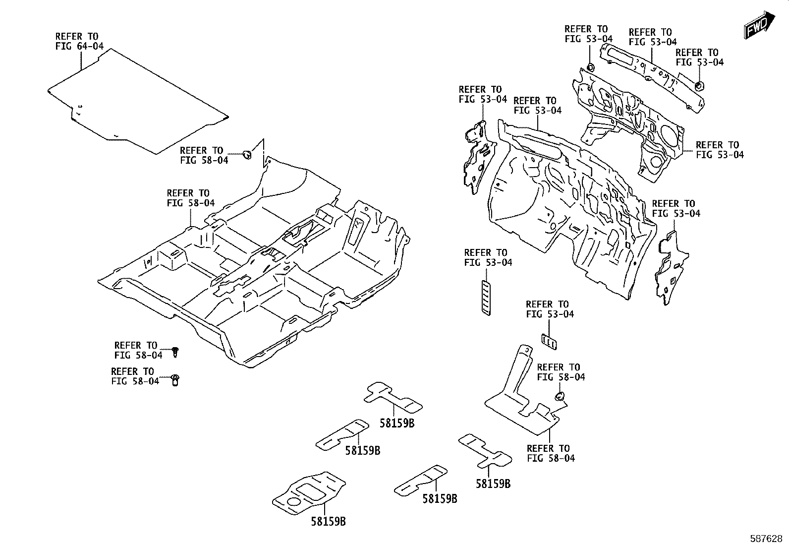 58307-WC002 PANEL SUB-ASSY, BODY LOWER BACK product image