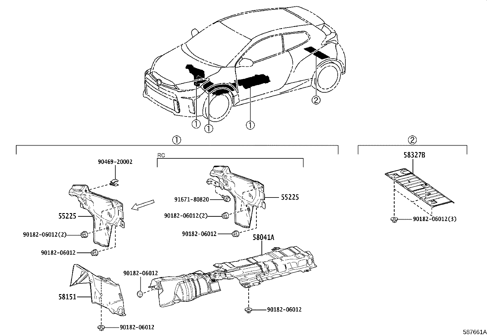55225-52040 INSULATOR, DASH PANEL HEAT product image