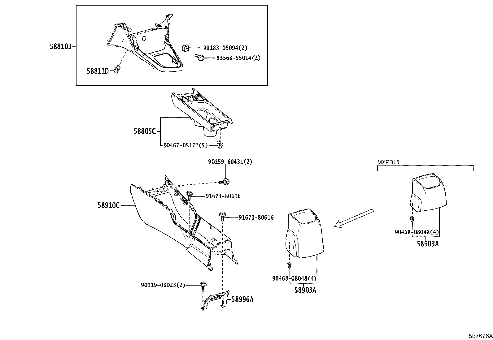 58911-52330 PANEL, BOX SIDE, NO.1 product image