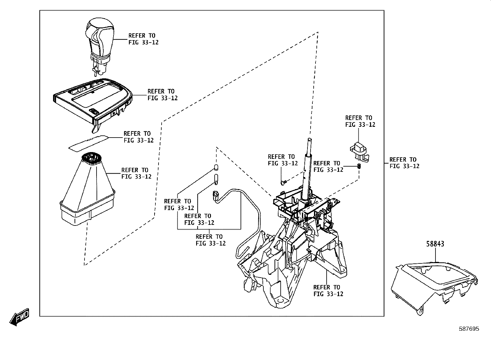 58810-WC004 BOX ASSY, CONSOLE, REAR product image