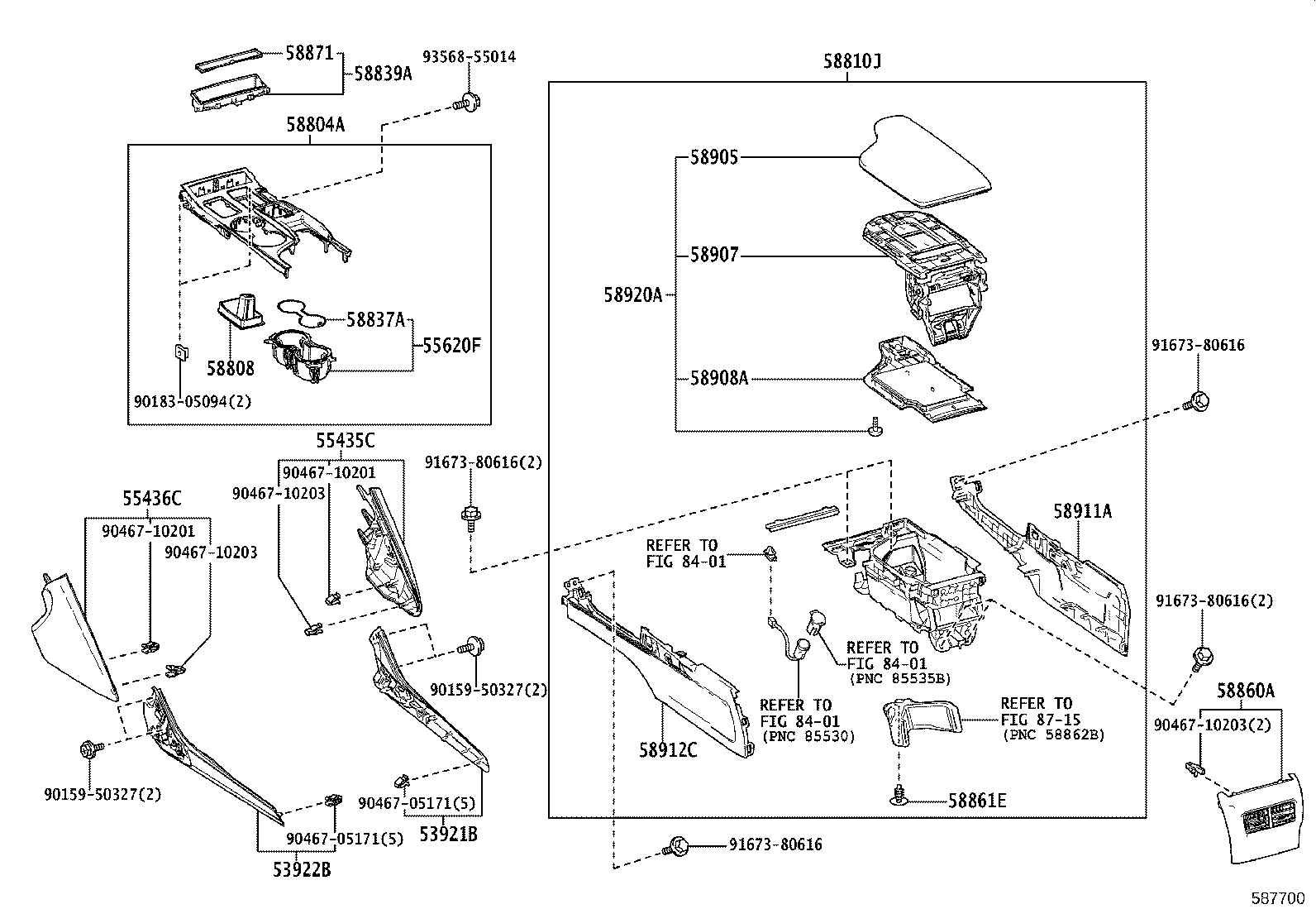 55620-53230 HOLDER ASSY, CONSOLE BOX CUP product image