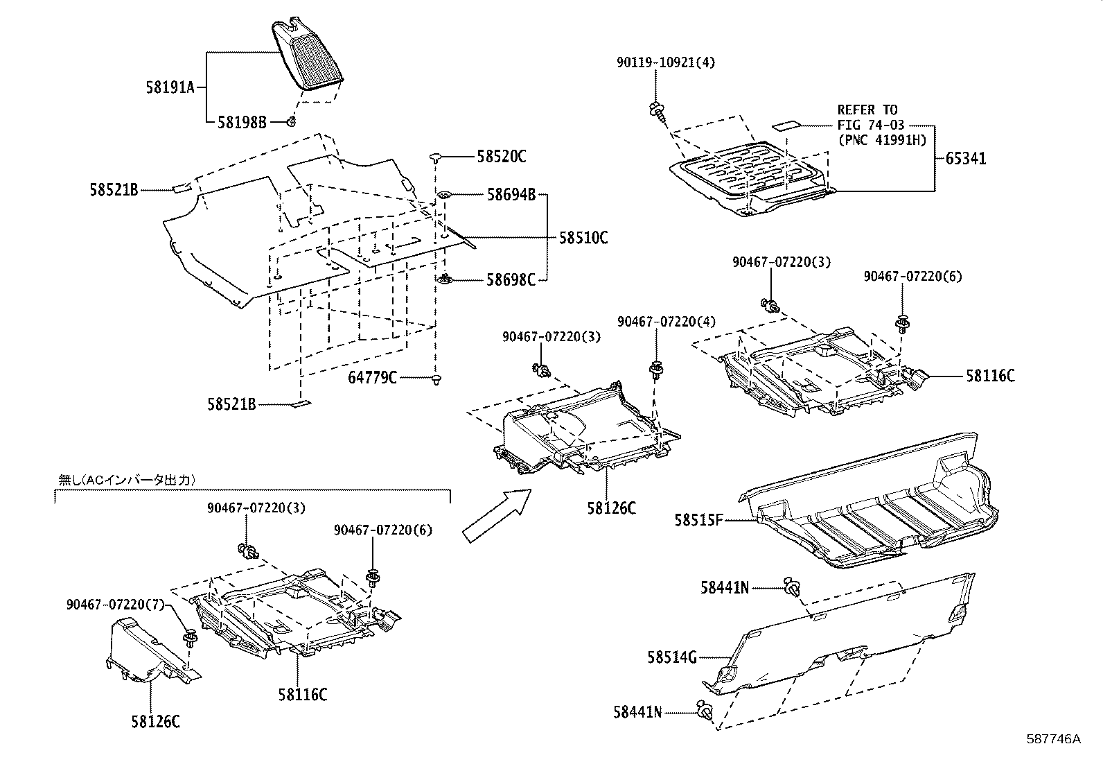 58514-55010 MAT, FLOOR, REAR RH product image