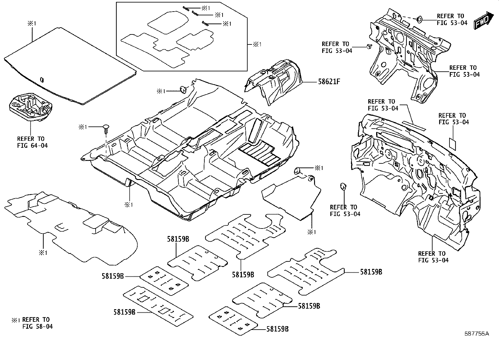 58307-WC004 PANEL SUB-ASSY, BODY LOWER BACK product image
