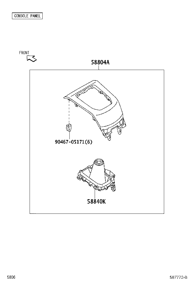 Thumbnail 2 for 58804-BZ070-C2