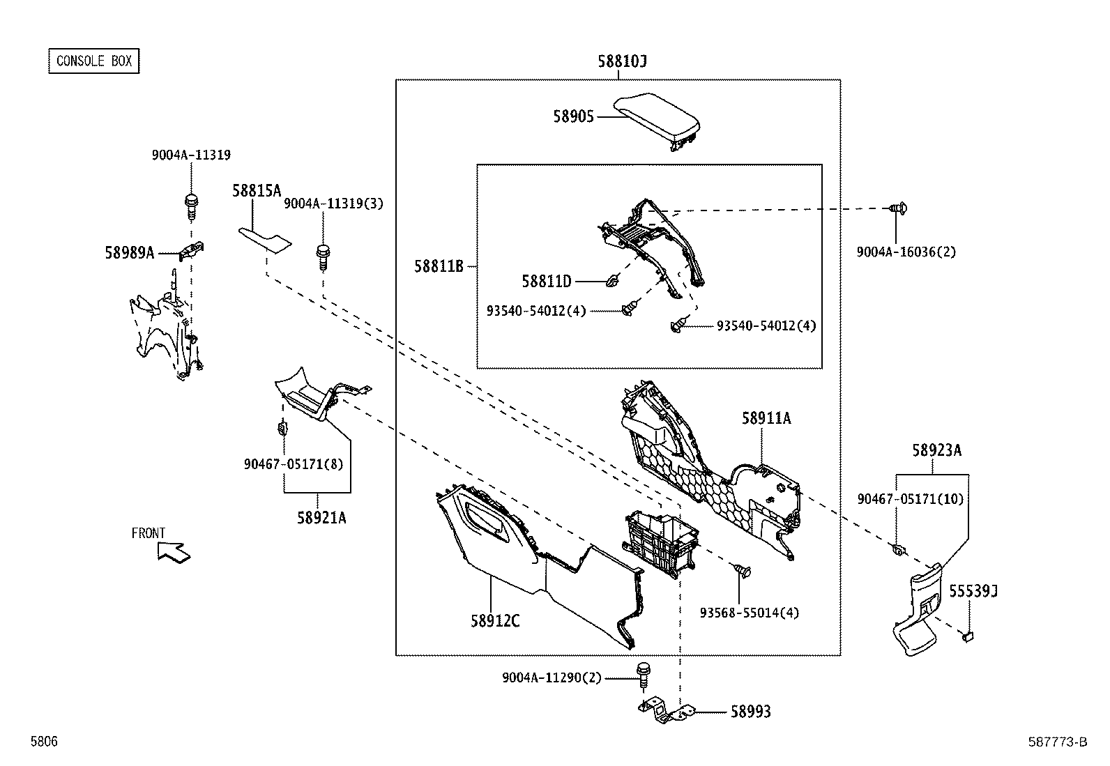 Thumbnail 3 for 58804-BZ070-C2