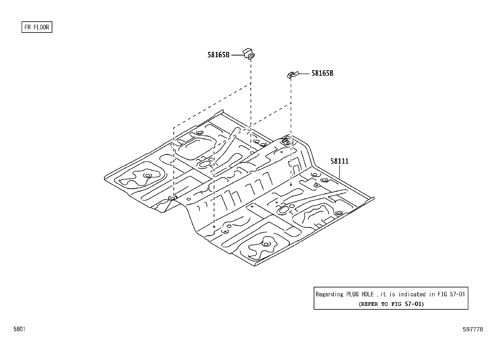 55215-BZ080 PAD, DASH PANEL INSULATOR,  NO.3 product image