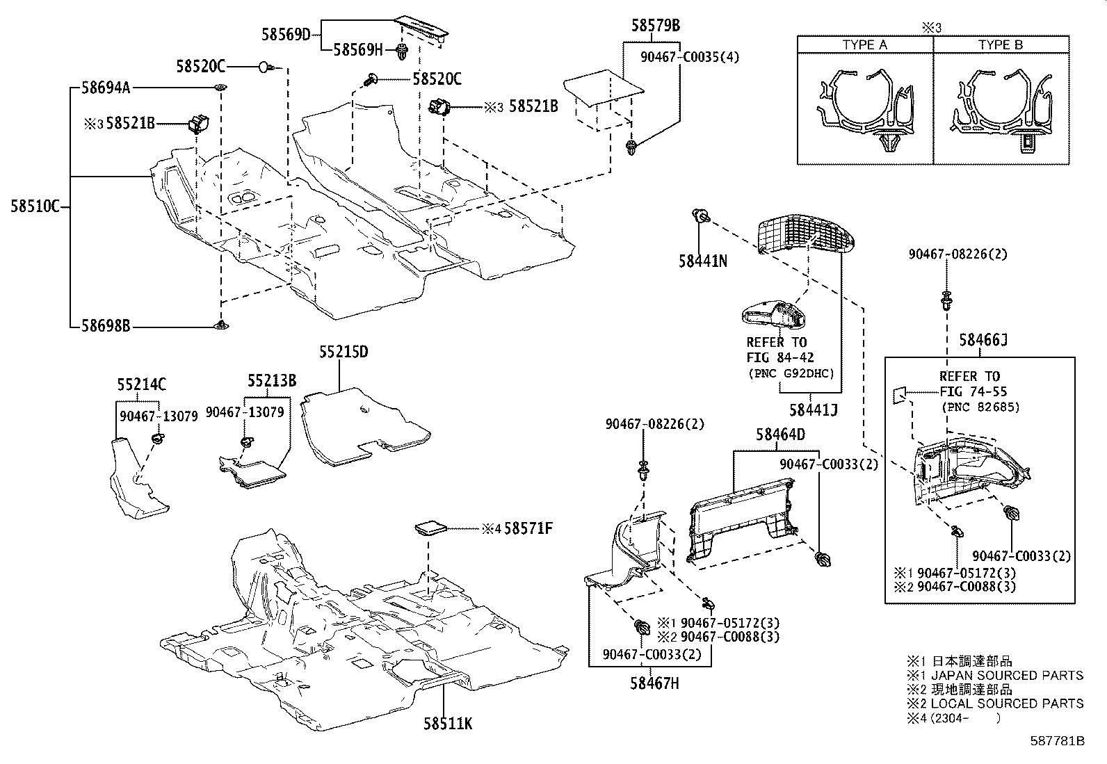 58511-0R080 MAT, FLOOR, NO.1 product image