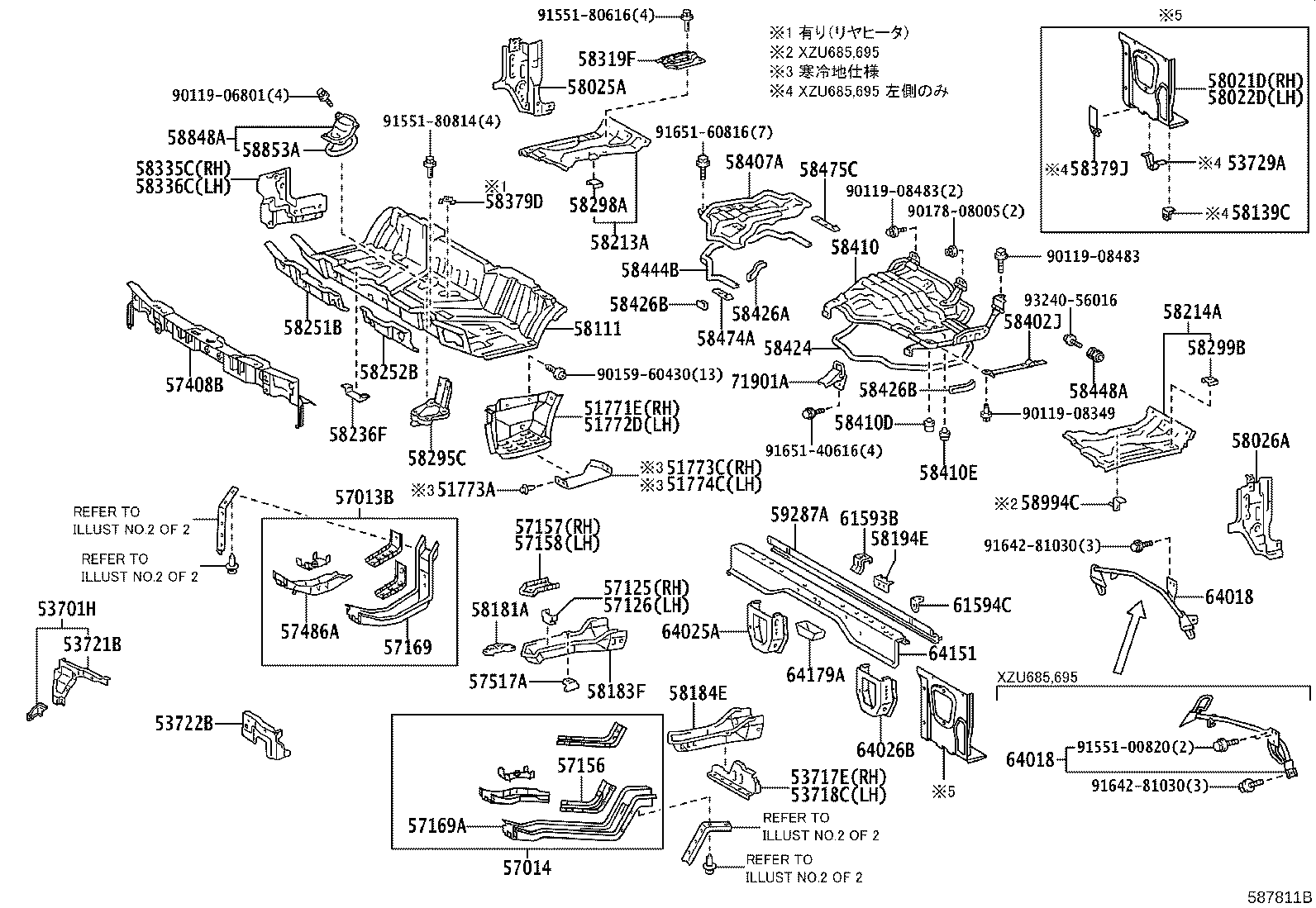 58171-37080 REINFORCEMENT, PARKING BRAKE BASE product image