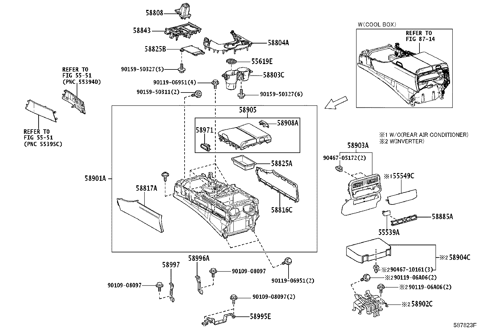 58804-60M00 PANEL SUB-ASSY, CONSOLE, UPPER product image