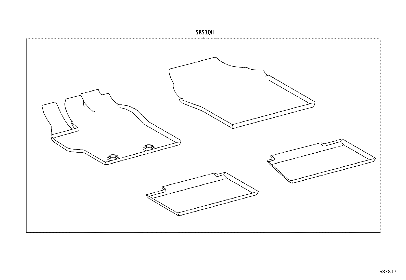58500-YY830-C0 MAT ASSY, FLOOR product image
