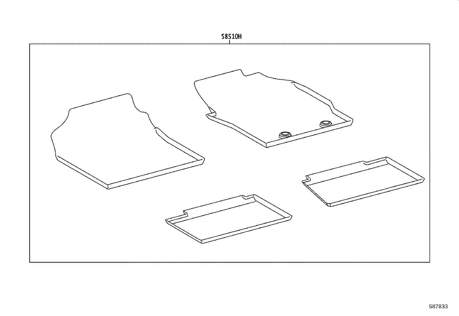 58500-YY830-C0 MAT ASSY, FLOOR product image
