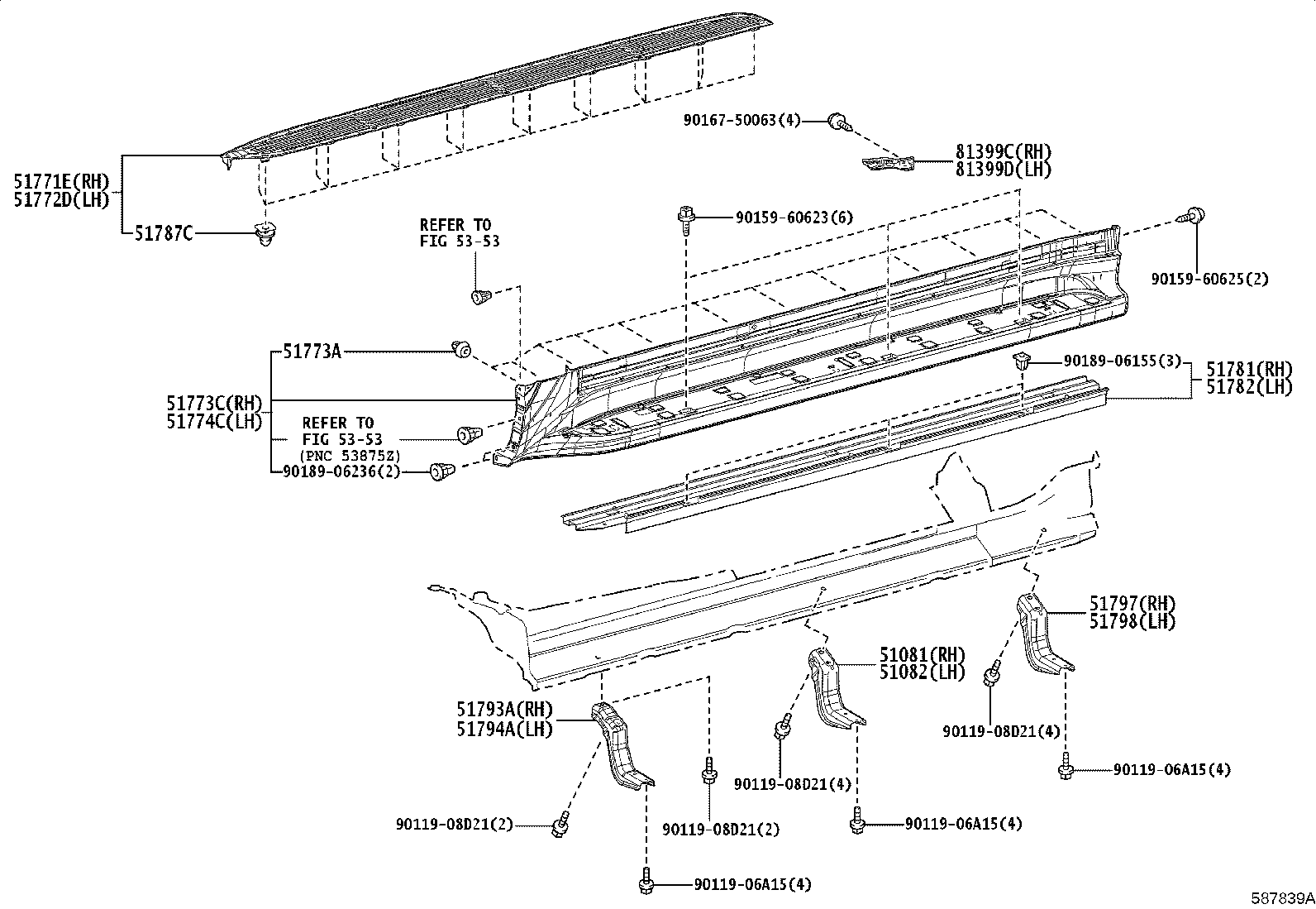 51701-60280-A1 COVER, STEP PLATE, RH product image