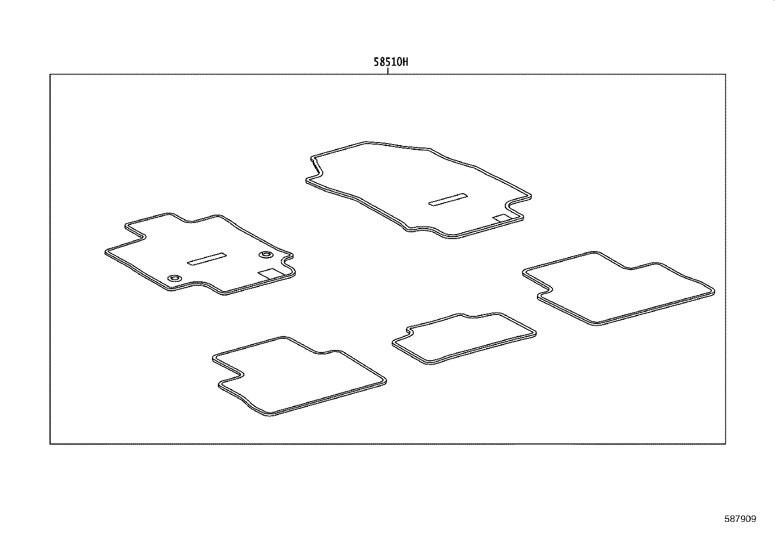 58512-0R020 MAT, FLOOR, NO.2 product image