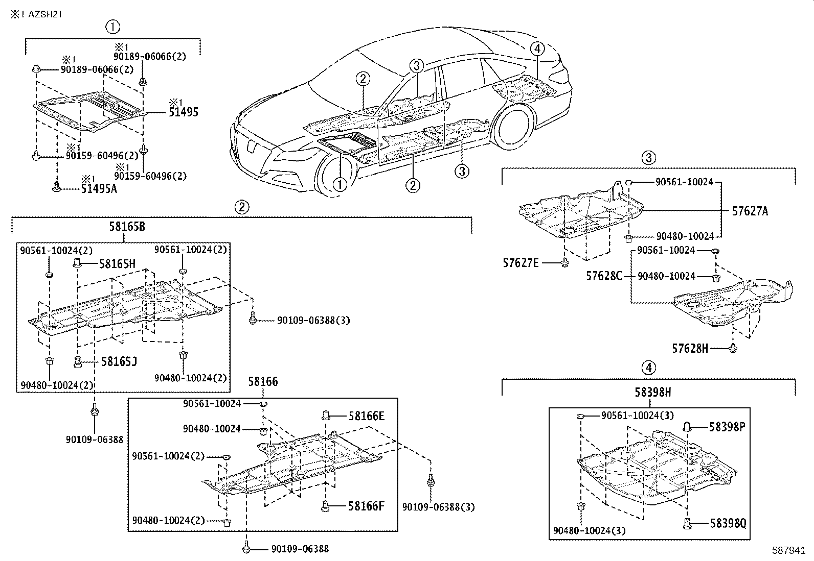58307-30850 PANEL SUB-ASSY, BODY LOWER BACK product image