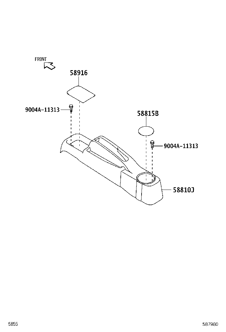 58916-BZ050 MAT, BOX BOTTOM product image