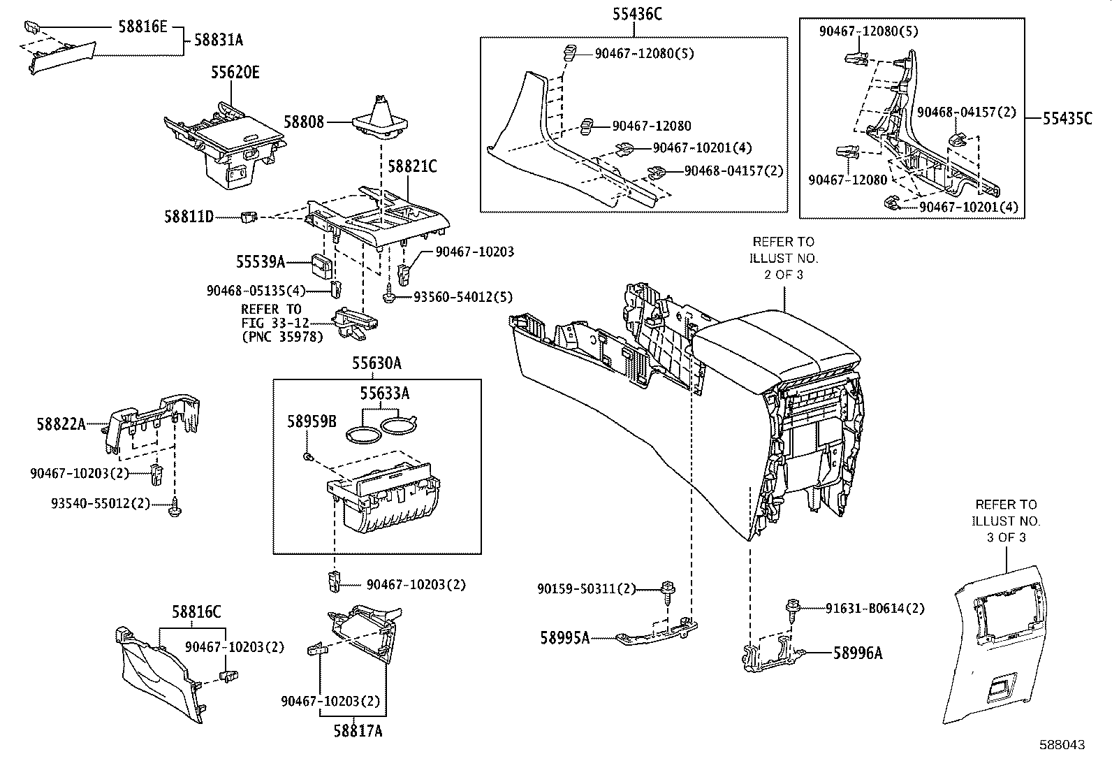 58808-60401 COVER SUB-ASSY, SHIFTING HOLE product image