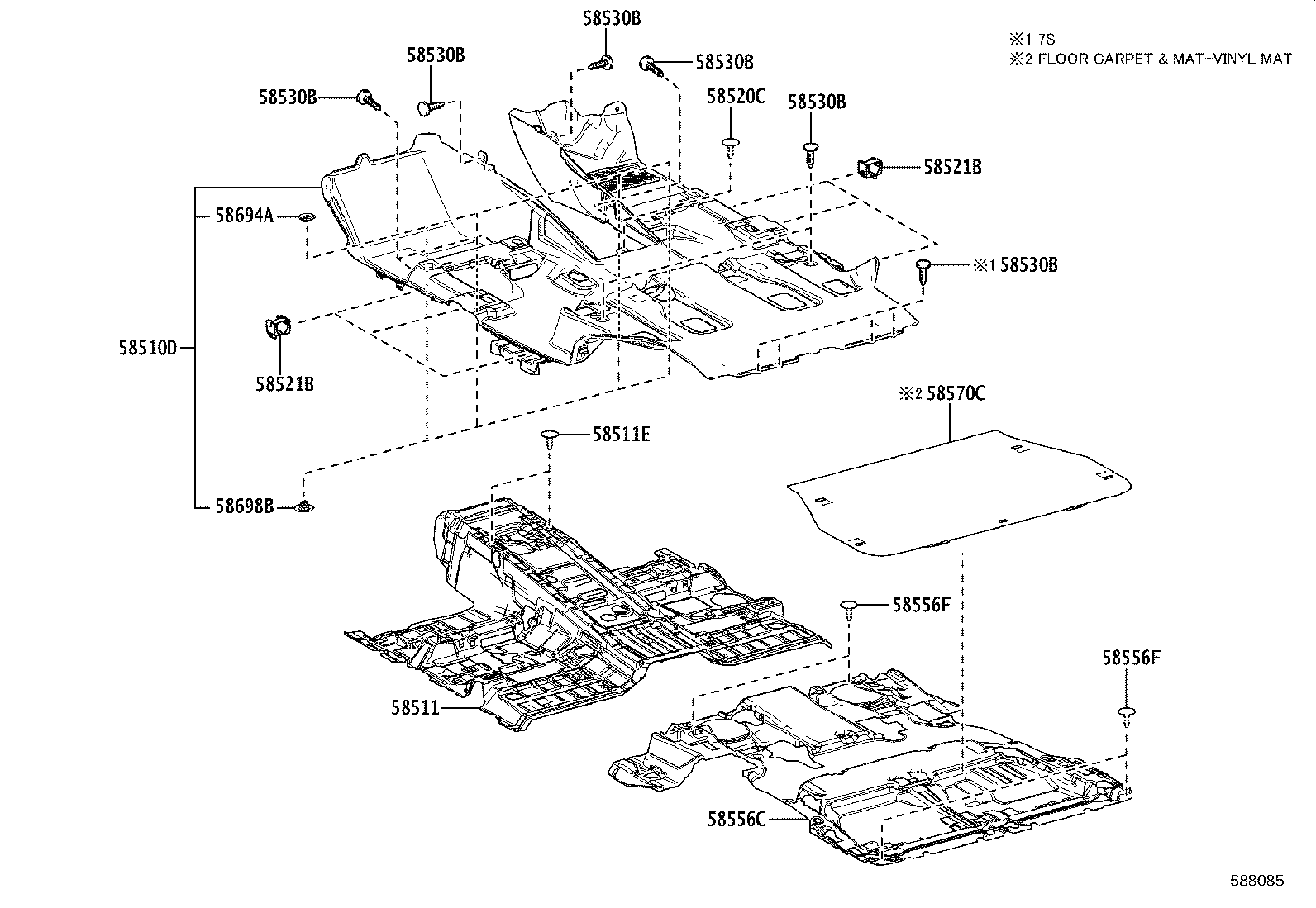 58557-60130 MAT, REAR product image