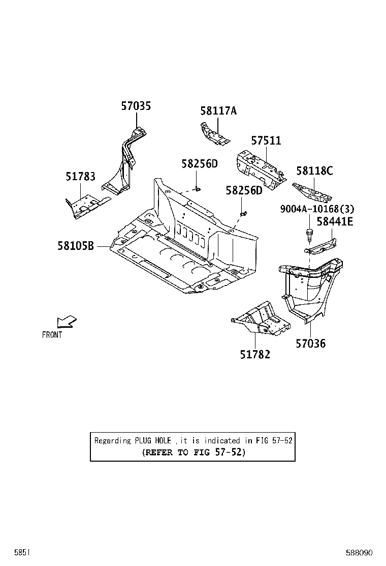 51783-BZ040 PANEL, STEP, FRONT RH product image