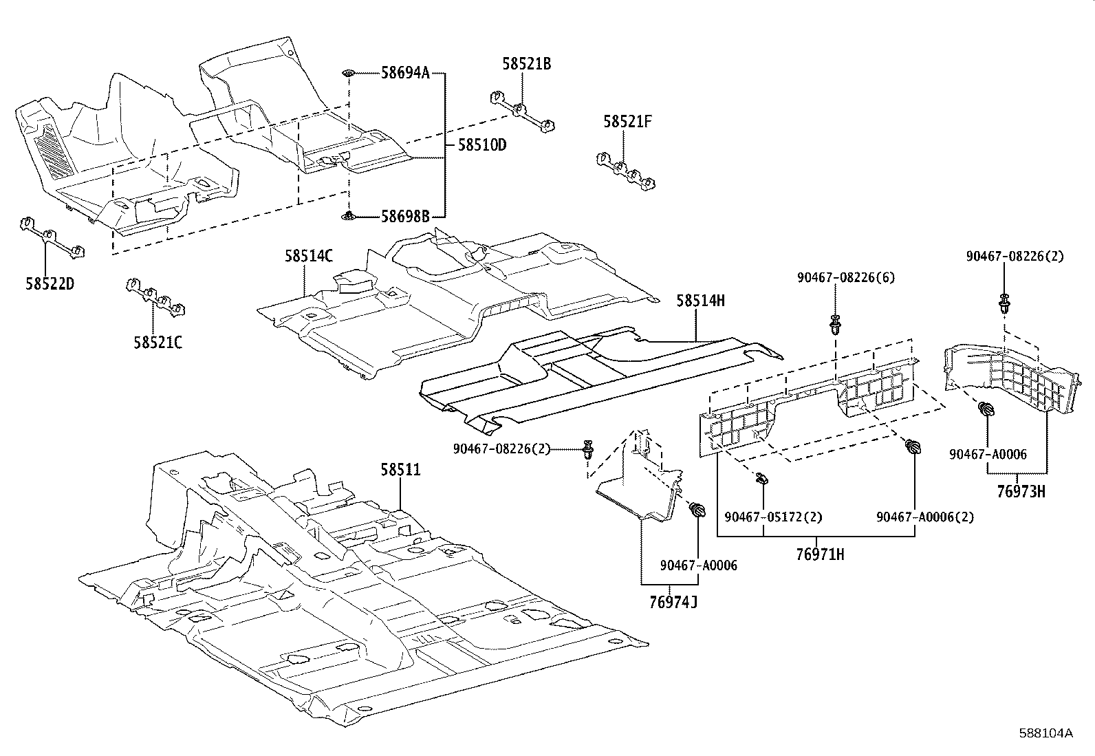 Thumbnail 2 for 58514-0C320-C0