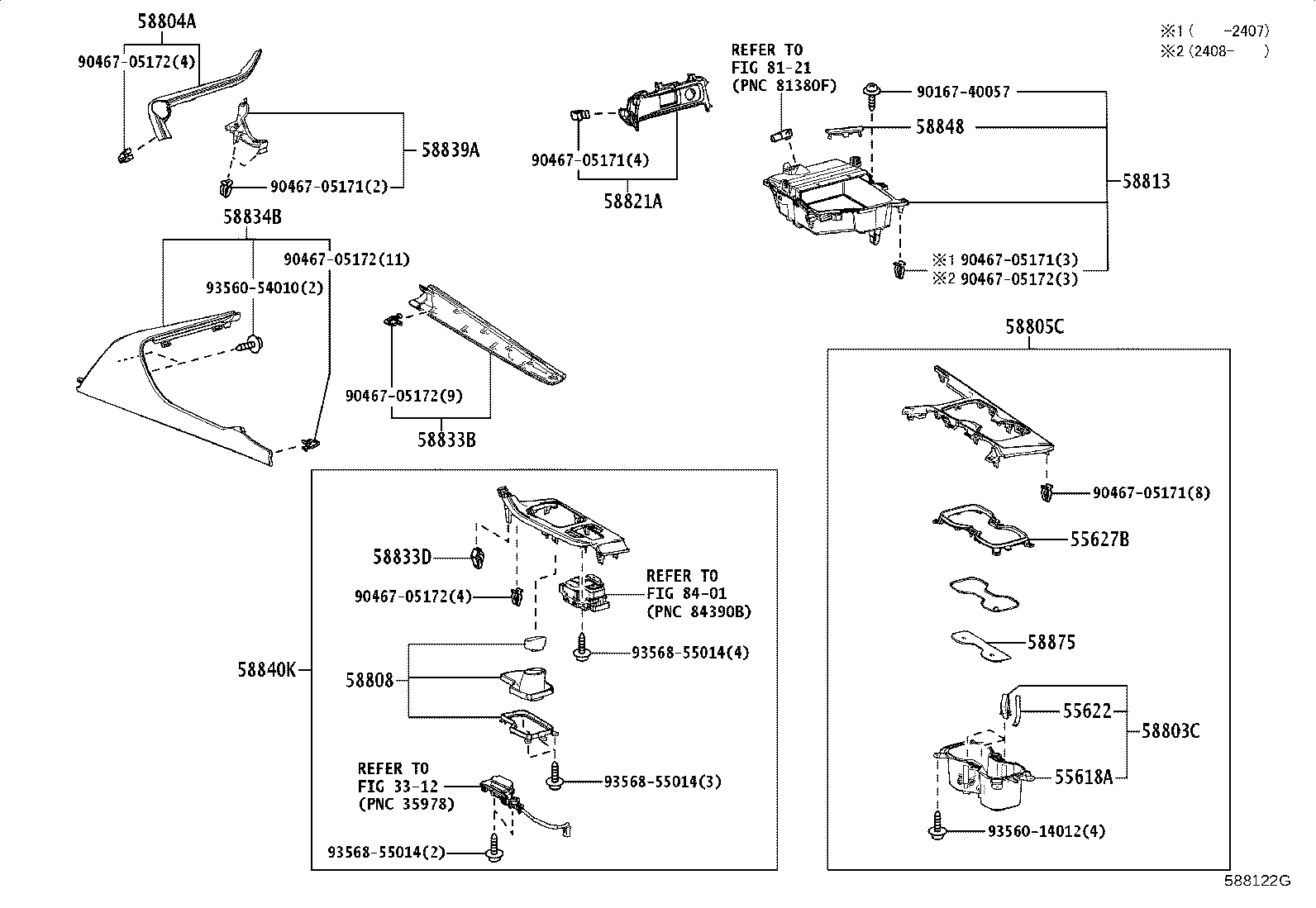 58821-78100 PANEL, CONSOLE, UPPER product image