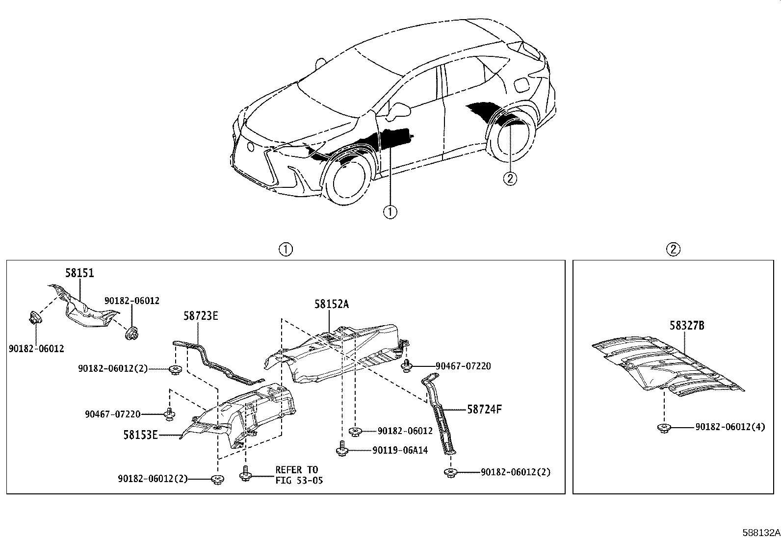 Toyota 58720-78020 Genuine Toyota Part