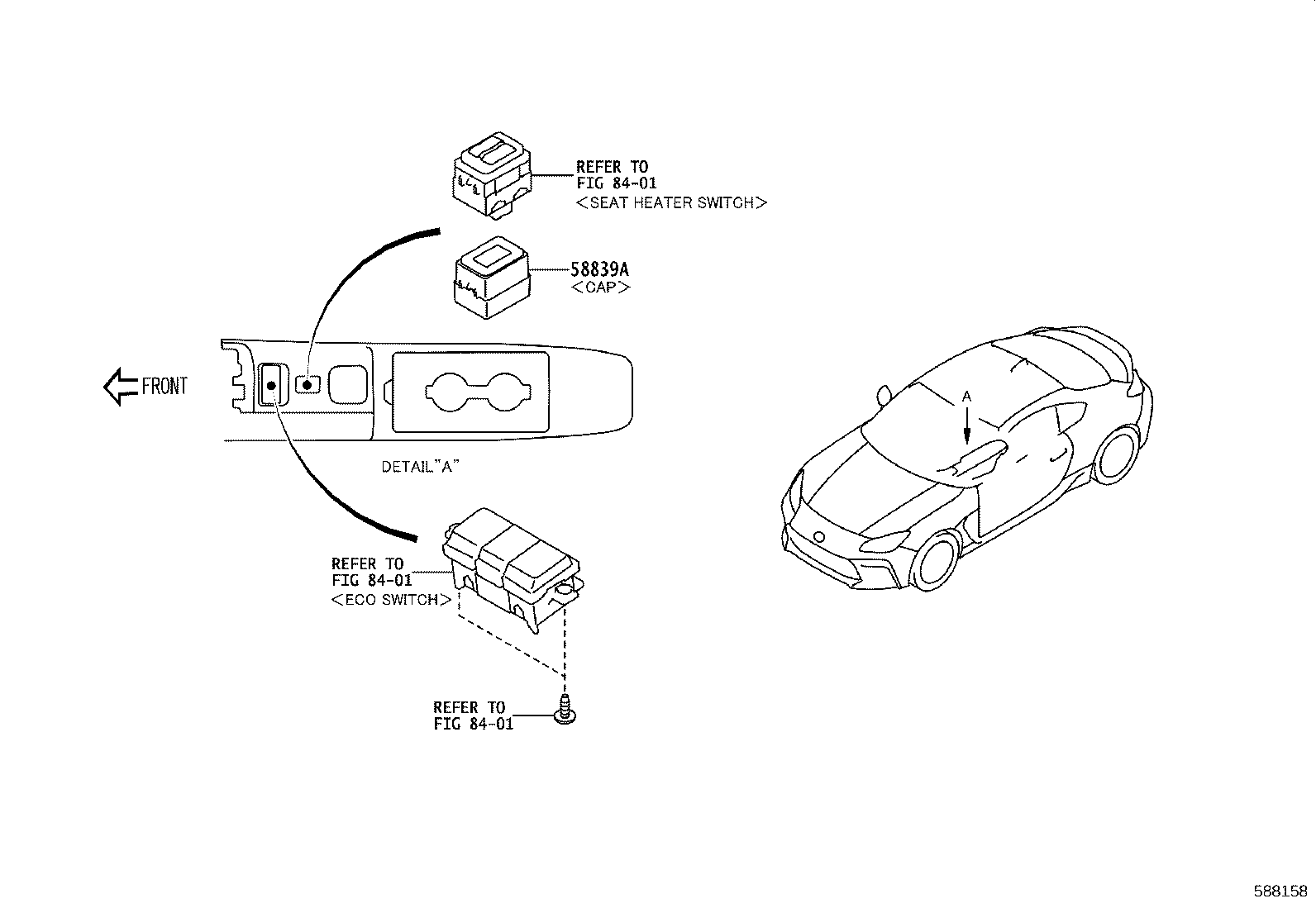 SU003-12366 COVER SUB-ASSY, PARKING BRAKE HOLE product image