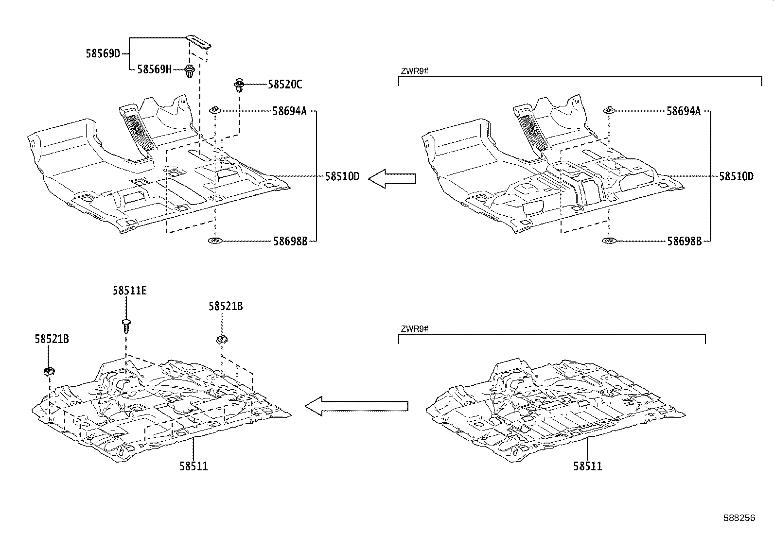 58511-V1070 MAT, FLOOR, FRONT product image