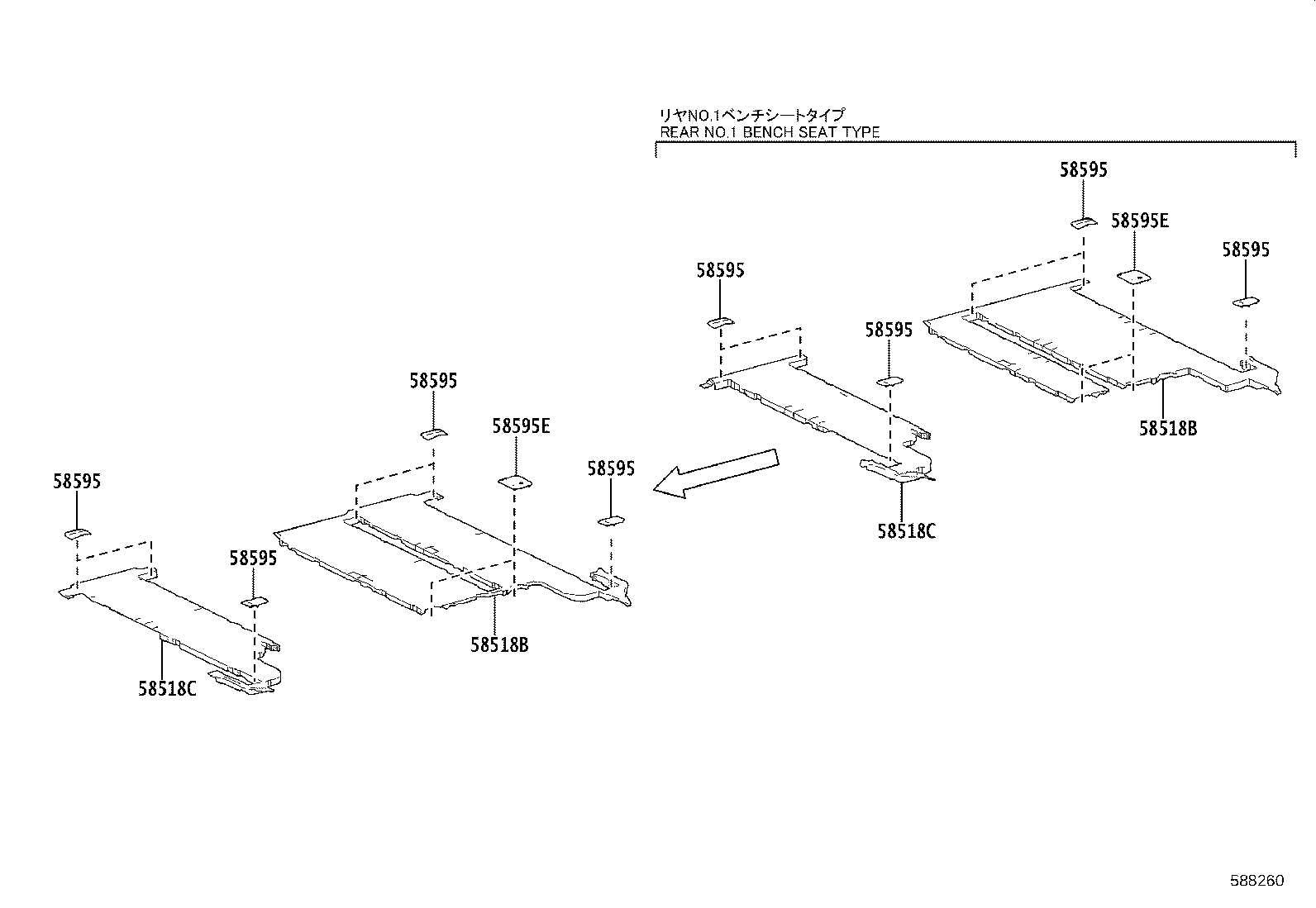 58511-V1070 MAT, FLOOR, FRONT product image