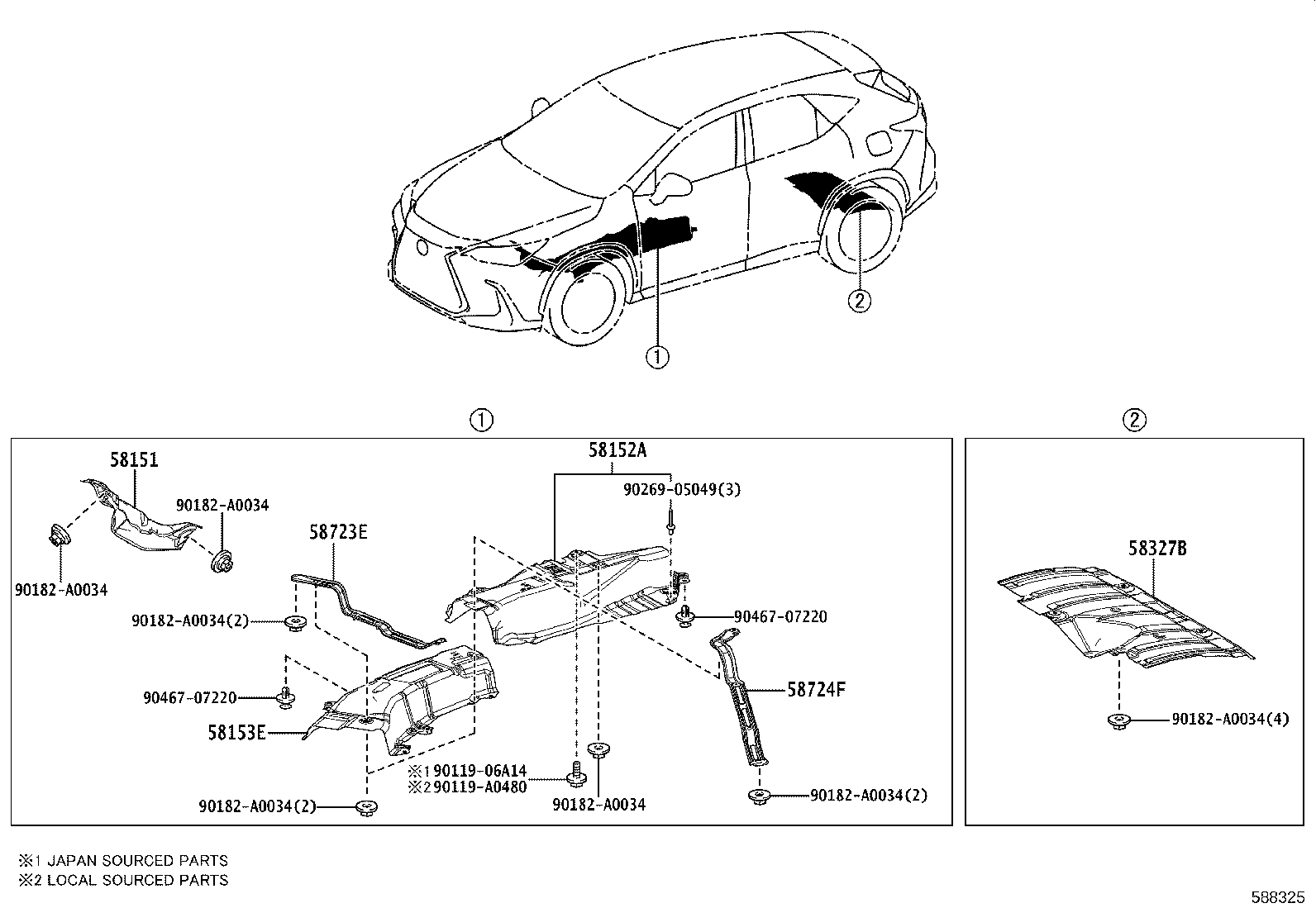 58720-0R010 Toyota Reference Part product image