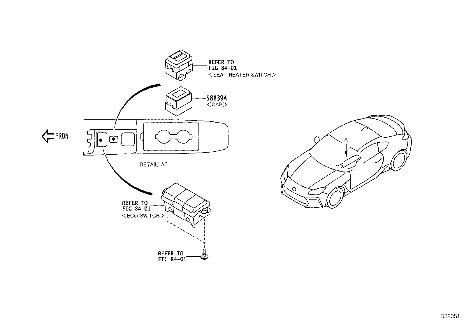 SU003-12366 COVER SUB-ASSY, PARKING BRAKE HOLE product image