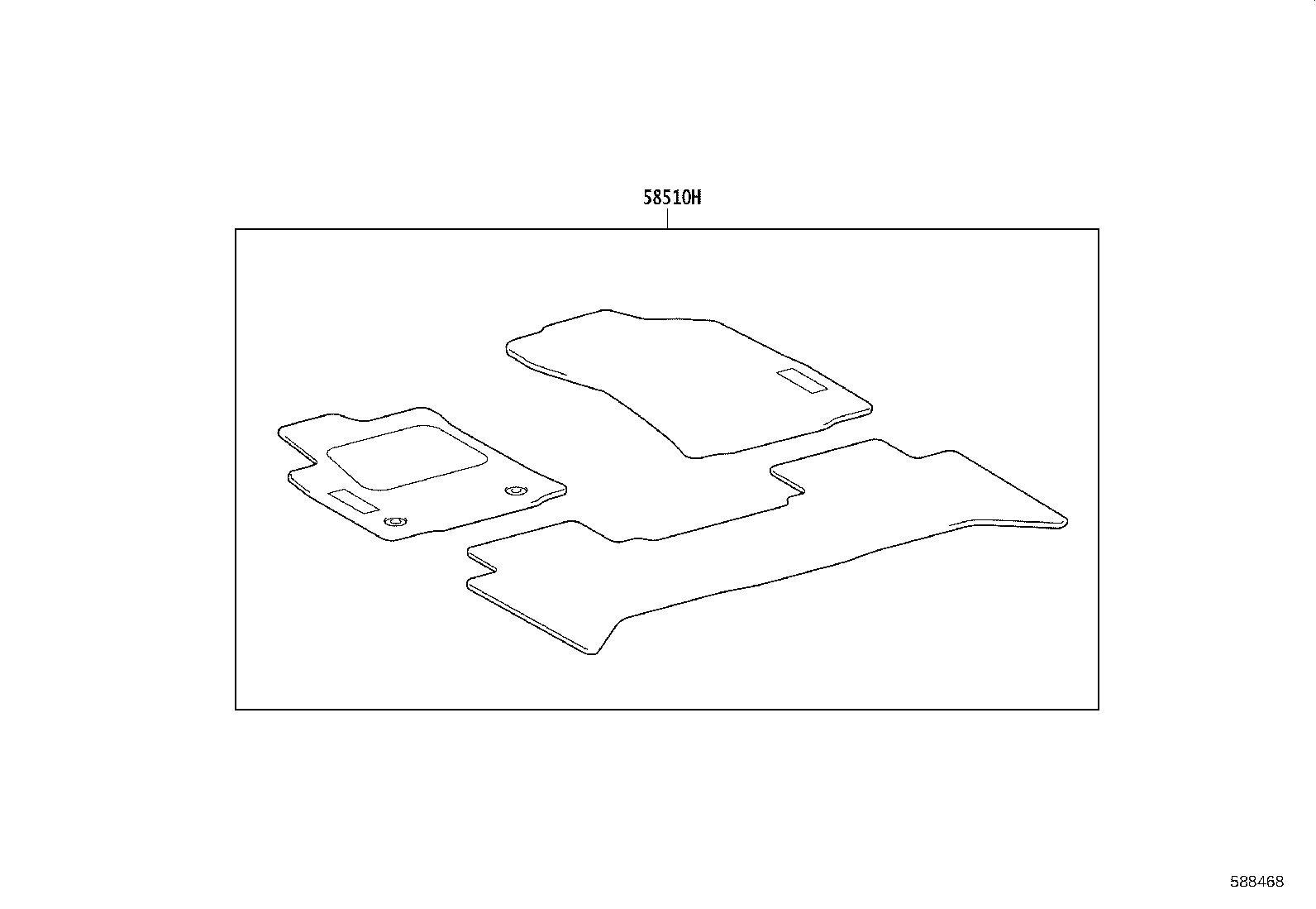 58569-0K040 SILENCER, REAR FLOOR product image